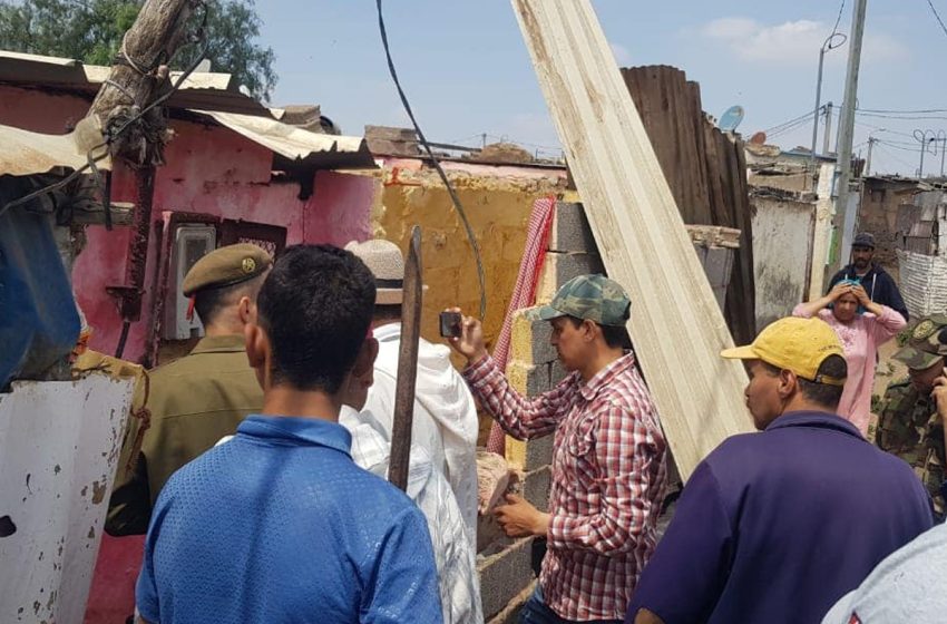  Sidi Bennour: décès d’un individu suite à l’effondrement du mur d’une chambre dans un bidonville