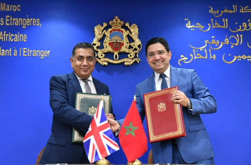  Le Maroc et le Royaume-Uni signent un Cadre stratégique de coopération sur l’action climatique, l’énergie propre et la croissance verte