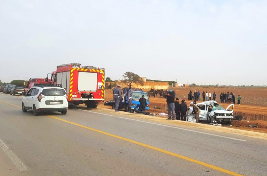 Kelaâ des Sraghna: 5 morts et 5 blessés dans un accident de la route