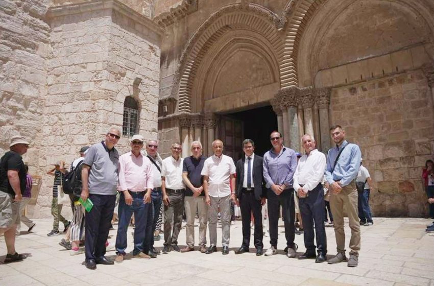  Une délégation marocaine spécialisée dans l’architecture archéologique en visite à Al-Qods