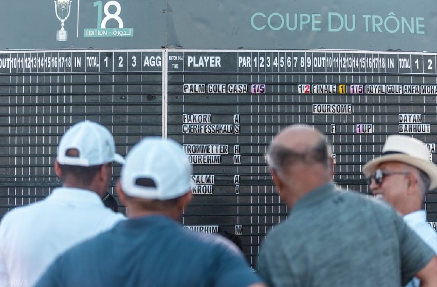  Coupe du Trône de golf 2023: Le Royal Golf Anfa Mohammedia remporte le titre