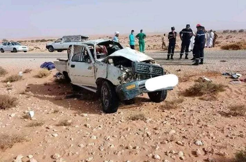 Algérie: Cinq morts et deux blessés dans un accident de