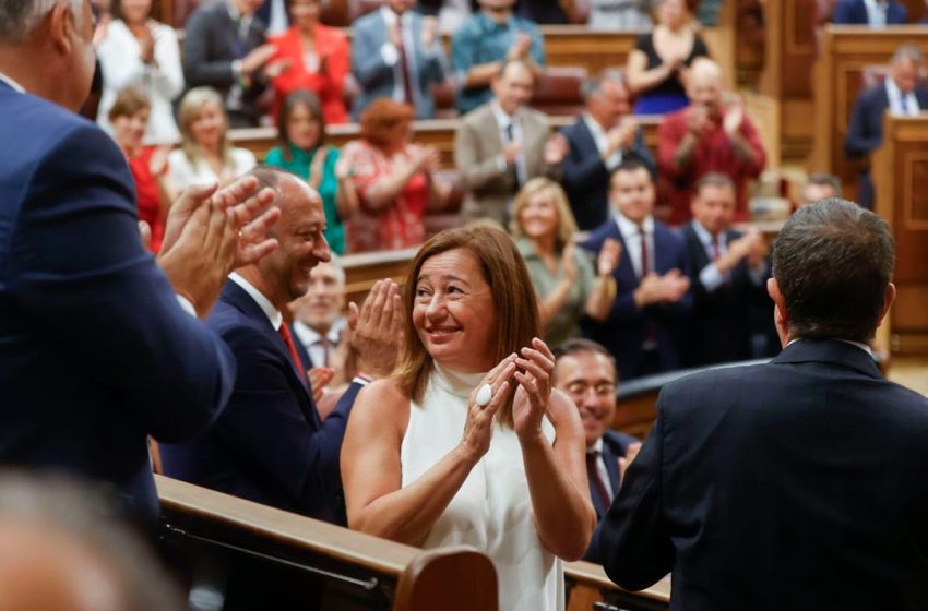 Espagne : Francina Armengol (PSOE), nouvelle présidente du Congrès des