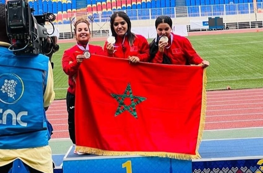  Jeux de la francophonie: nouveau podium marocain pour les para-athlètes du lancer de disques féminin