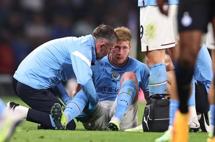 Manchester City: Kevin De Bruyne risque 3 à 4 mois