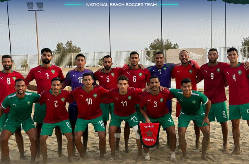 La sélection marocaine de beach-soccer s’impose face à l’équipe saoudienne en match amical