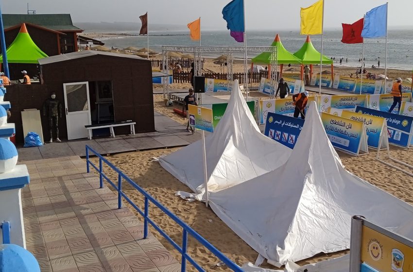  L’opération b7arblaplastic fait escale à la plage de Rabat