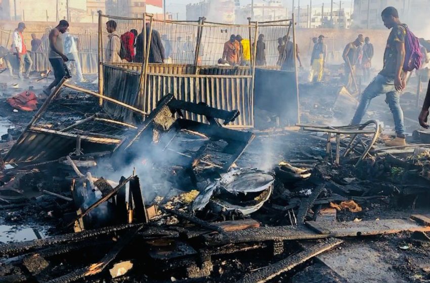 Casablanca: l’incendie survenu devant la gare Ouled Ziane circonscrit