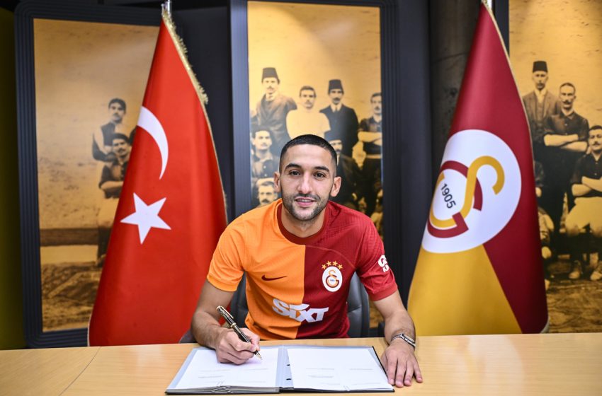 Hakim Ziyech rejoint officiellement le club turc Galatasaray