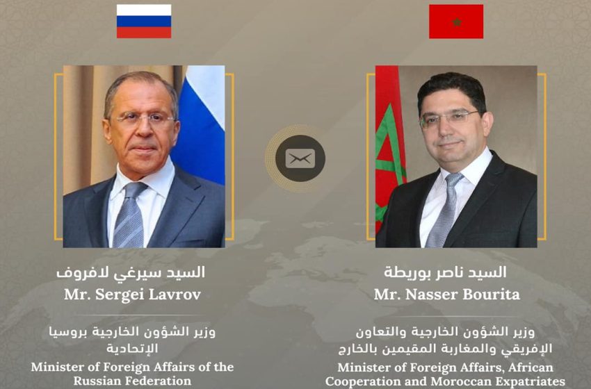 65ème anniversaire de l’établissement des relations diplomatiques Maroc-Russie: Échange de messages de félicitations entre MM. Bourita et Lavrov