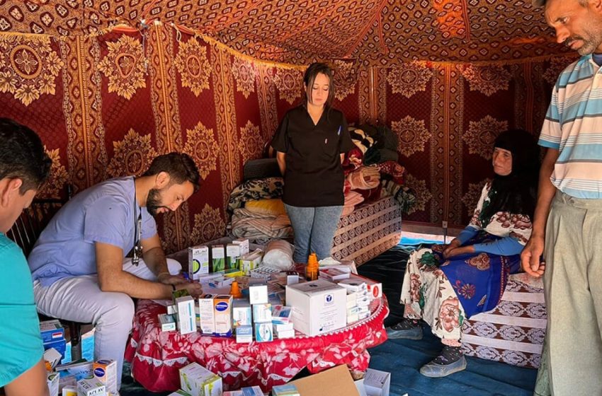 Séisme: une caravane médicale pluridisciplinaire à la rescousse des blessés à Talat N’Yacoub