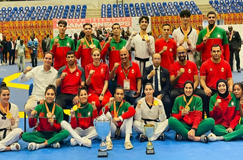 Championnats d’Afrique de taekwondo: le Maroc remporte le titre