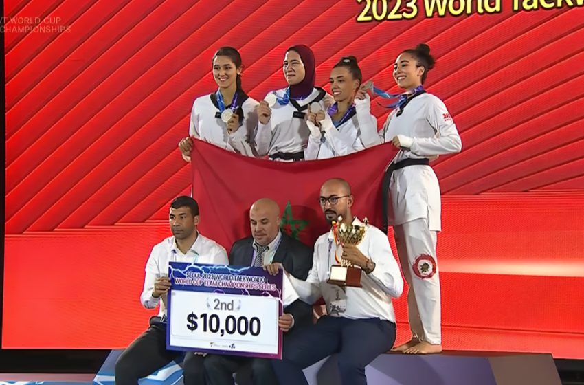  Championnats du monde de taekwondo 2023: la sélection nationale féminine vice-championne du monde par équipes