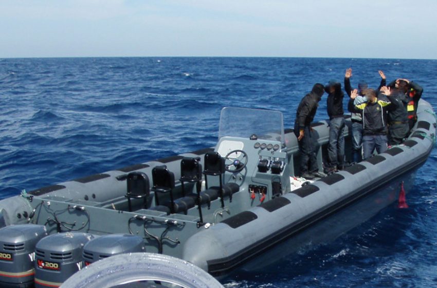 Interception au sud d’Alargoub d’une pirogue avec à son bord