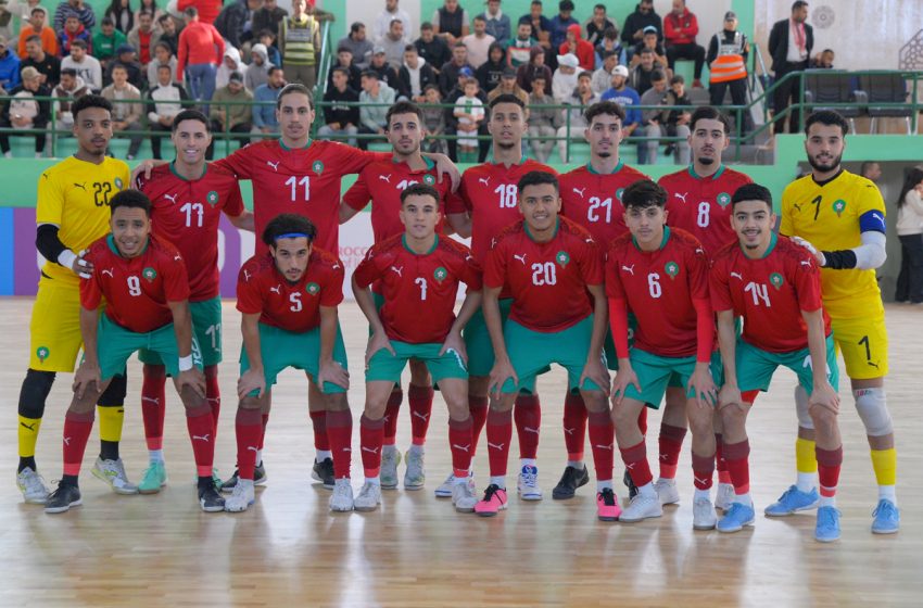 L’équipe nationale U23 de futsal s’impose face à son homologue italienne en match amical