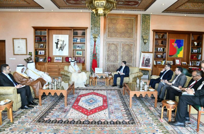  M. Bourita reçoit le ministre bahreïni des Affaires étrangères