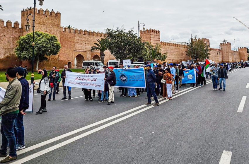  Rabat: les centrales syndicales célèbrent la Fête du Travail