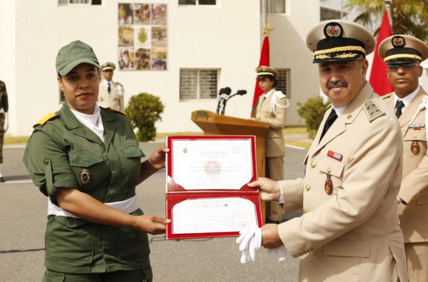 Témara : Le 38è contingent des appelées au service militaire achève les étapes de formation militaire et de qualification professionnelle