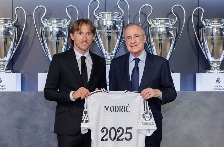 Modric reste au Real Madrid une saison de plus