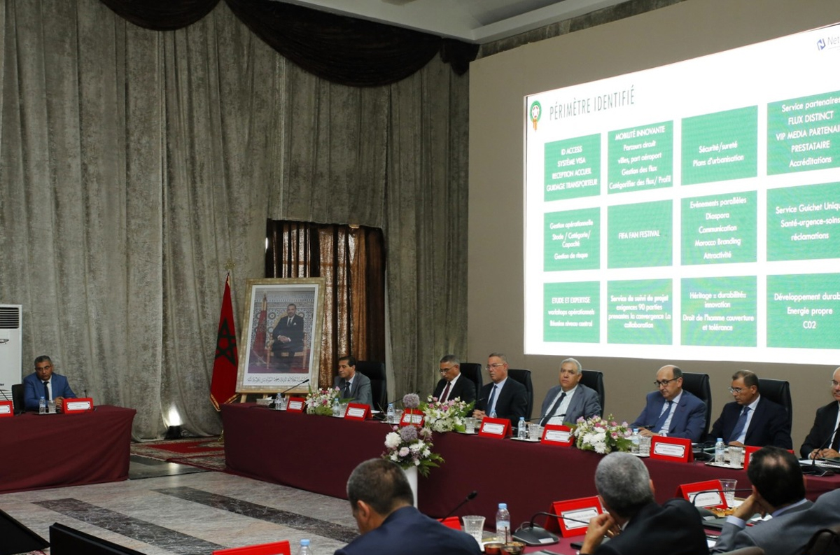 Rabat: le ministre de l’Intérieur préside une réunion élargie sur les préparatifs de la ville à la Coupe du monde de football 2030