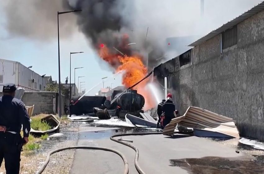 Incendie dans une unité industrielle de fabrication de mouchoirs en papier à Berrechid (autorités locales)