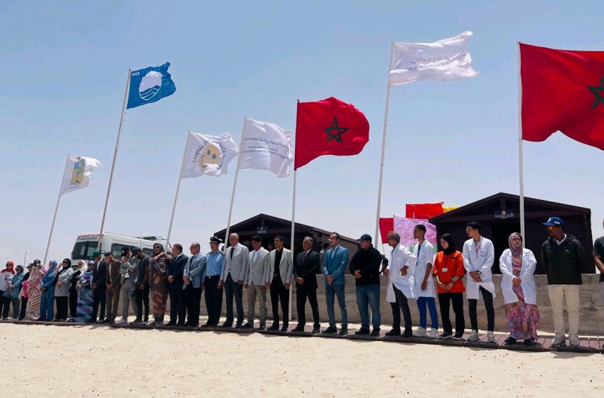  El Jadida: Le Pavillon Bleu hissé sur la plage de Sidi Abed pour la quatrième fois consécutive