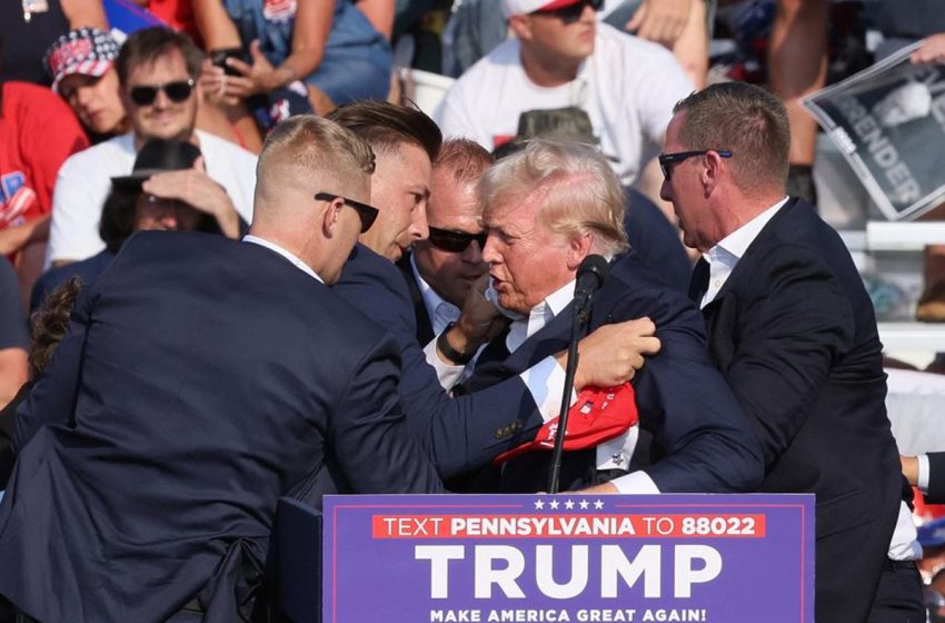 USA: Trump évacué d’urgence d’un meeting de campagne après des détonations