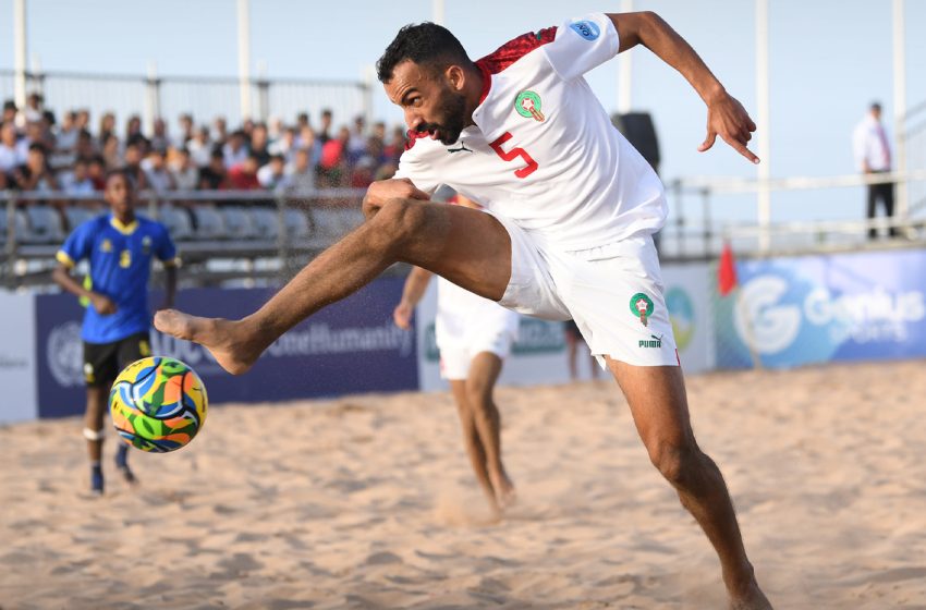  Casablanca Cup: La sélection marocaine de Beach-soccer s’impose (4-0) face à la Tanzanie