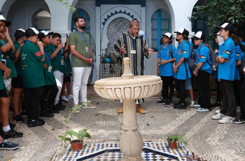 Les enfants maqdessis en visite à la ville de Chefchaouen et ses alentours