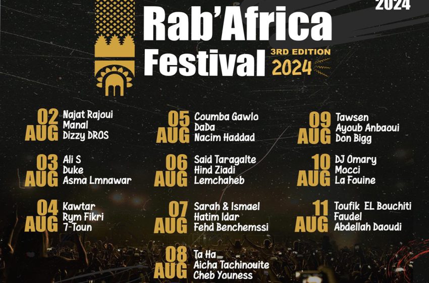  Début en fanfare de la 3ème édition du Rab’Africa Summer Festival à Rabat