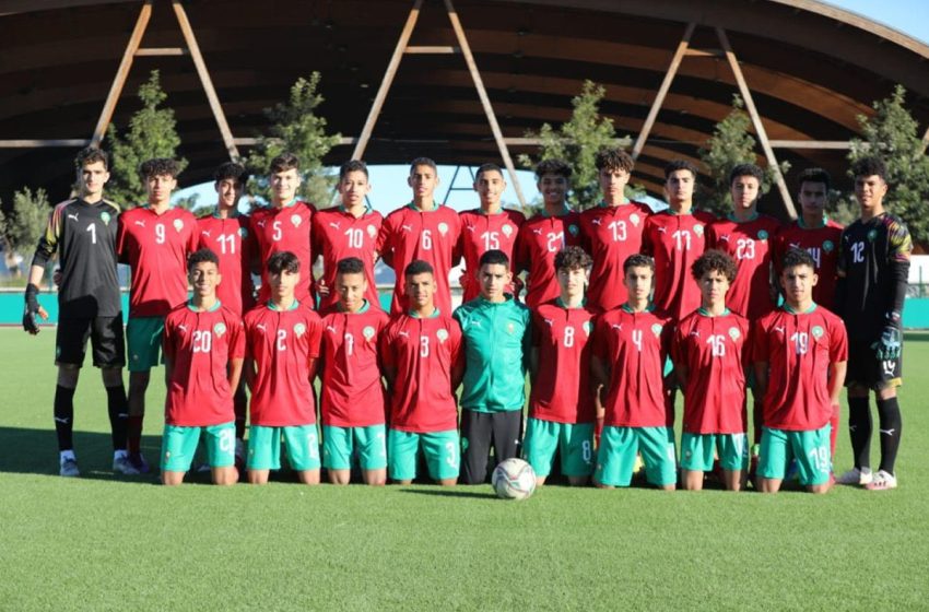  La sélection nationale (U15) en stage du 18 au 27 août au Complexe Mohammed VI de Football