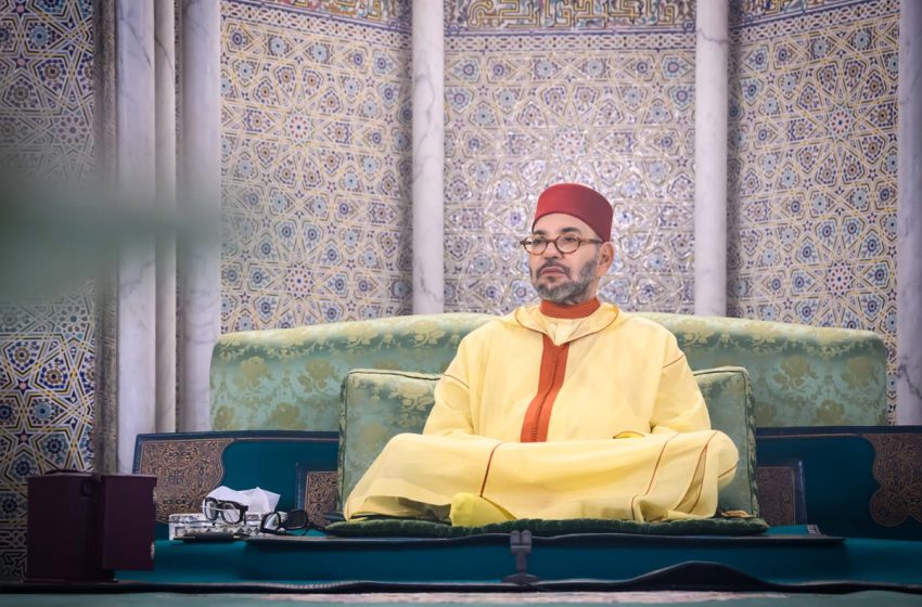  SM le Roi, Amir Al-Mouminine, préside dimanche à la mosquée Hassan à Rabat une veillée religieuse en commémoration de l’Aid Al-Mawlid Annabaoui Acharif