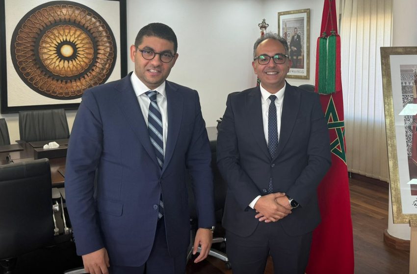  M. Bensaid s’entretient à Rabat avec le directeur des politiques publiques de la plateforme TikTok pour la région MENA