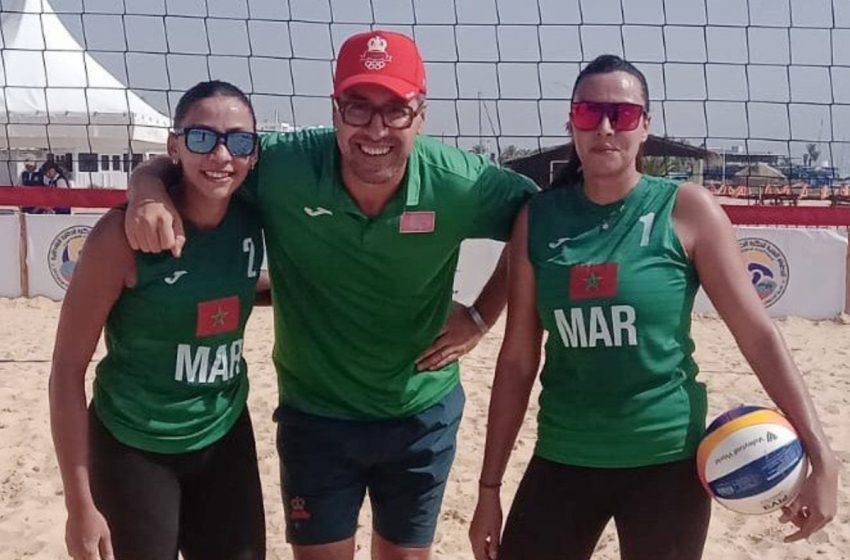 Championnat arabe de beach-volley: la sélection marocaine féminine se hisse en finale