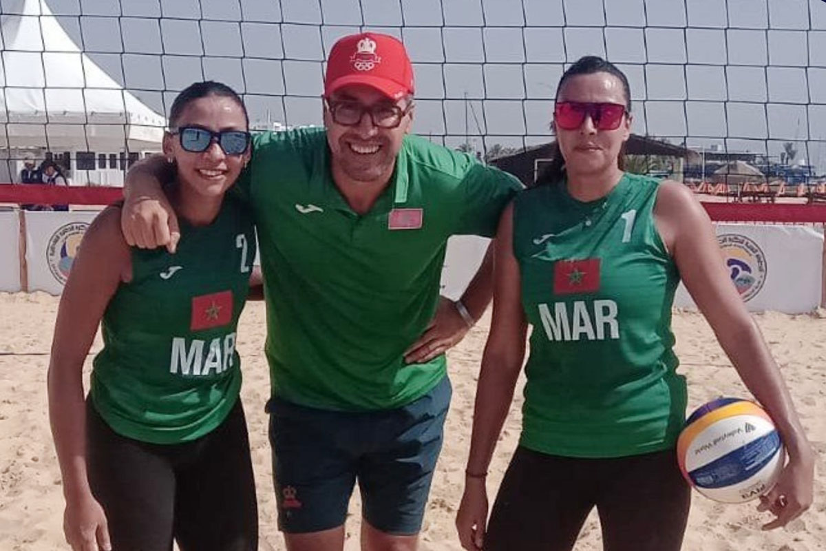 Championnat arabe de beach-volley: la sélection marocaine féminine se hisse en finale