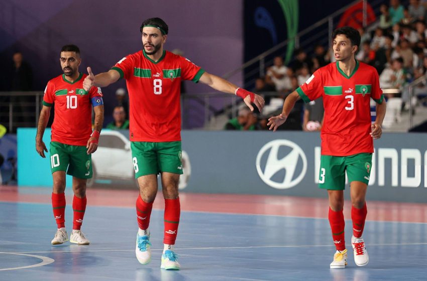 Mondial de futsal 2024: Le Maroc en quarts de finale aux dépens de l’Iran