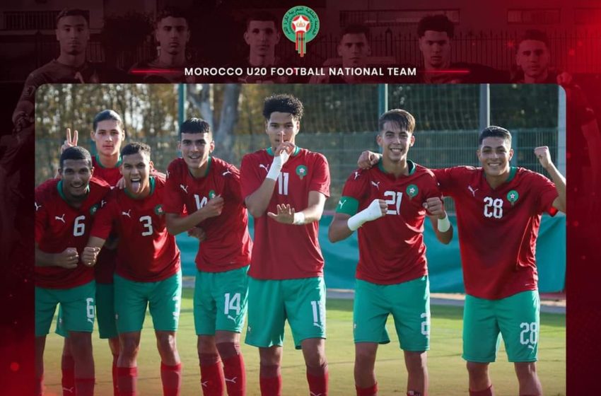  Foot (U20): Le Maroc s’impose en amical face à l’Arabie Saoudite (4-1)