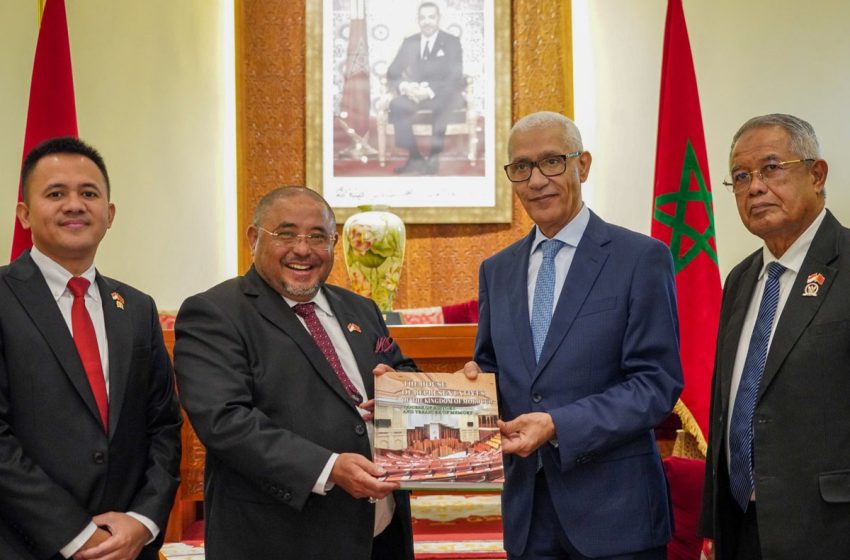  Le renforcement de la coopération parlementaire au cœur des entretiens de M. Talbi Alami avec le président du Groupe d’amitié parlementaire Indonésie-Maroc