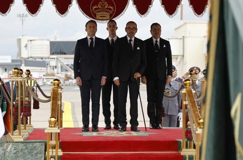 Arrivée au Maroc du Président français pour une visite d’Etat au Royaume à l’invitation de Sa Majesté le Roi