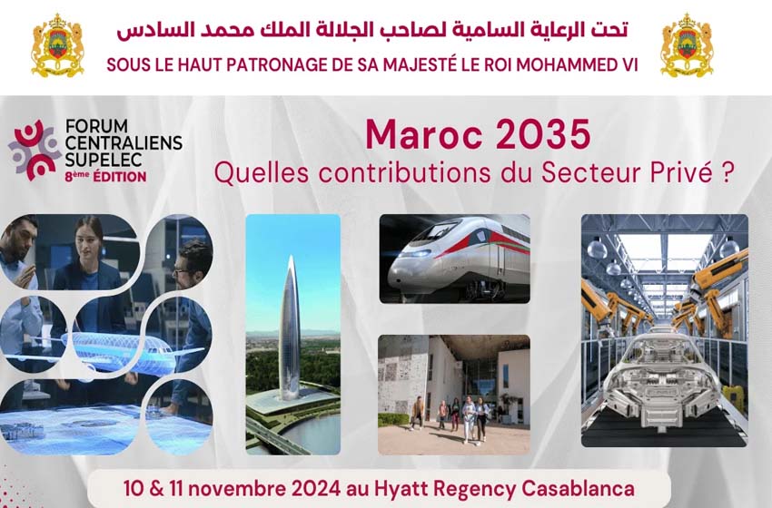  La 8ème édition du Forum de l’Association des Centraliens et Supélec du Maroc les 10 et 11 novembre à Casablanca