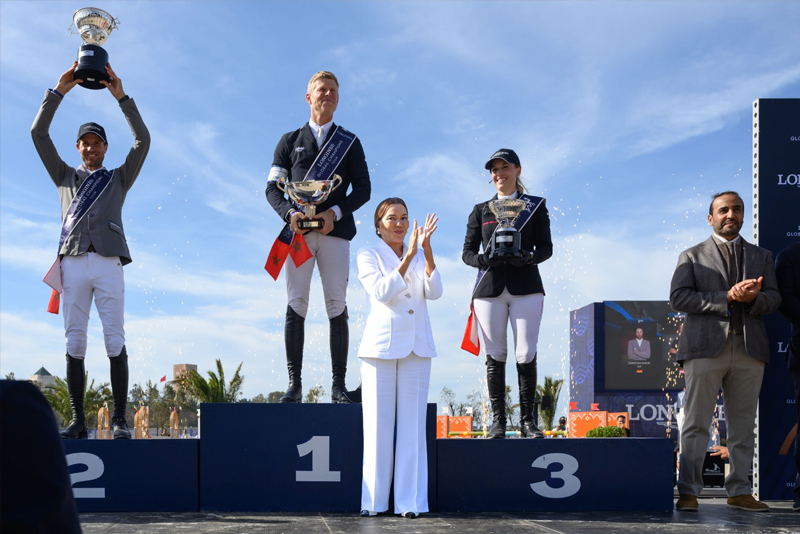  SAR la Princesse Lalla Hasnaa préside à Rabat le Grand Prix de saut d’obstacles de Longines Global Champions Tour 2024