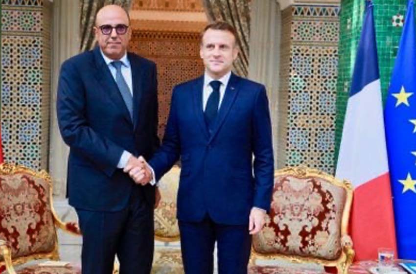  Le Président français Emmanuel Macron reçoit M. Ould Errachid