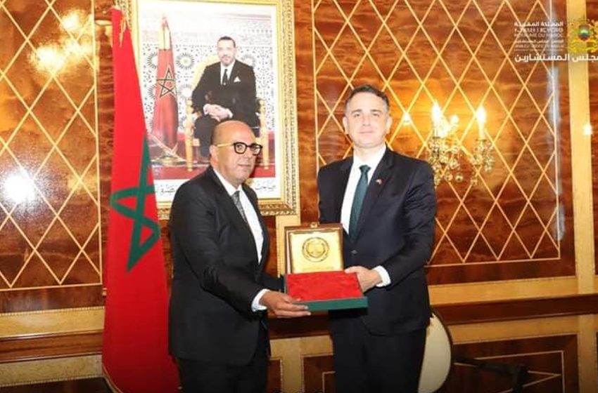 M. Ould Errachid s’entretient avec le Président du Sénat brésilien