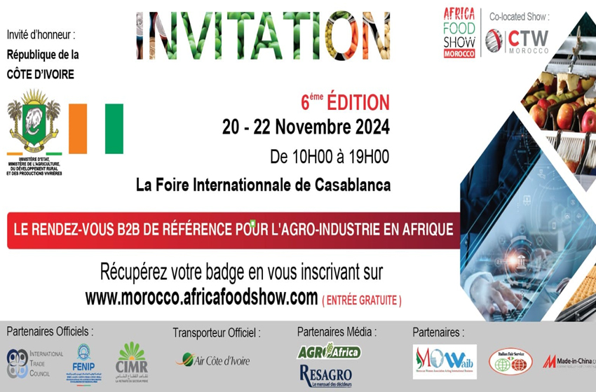 Africa Food Show: Une vitrine pour plus de 80 exposants de 20 pays