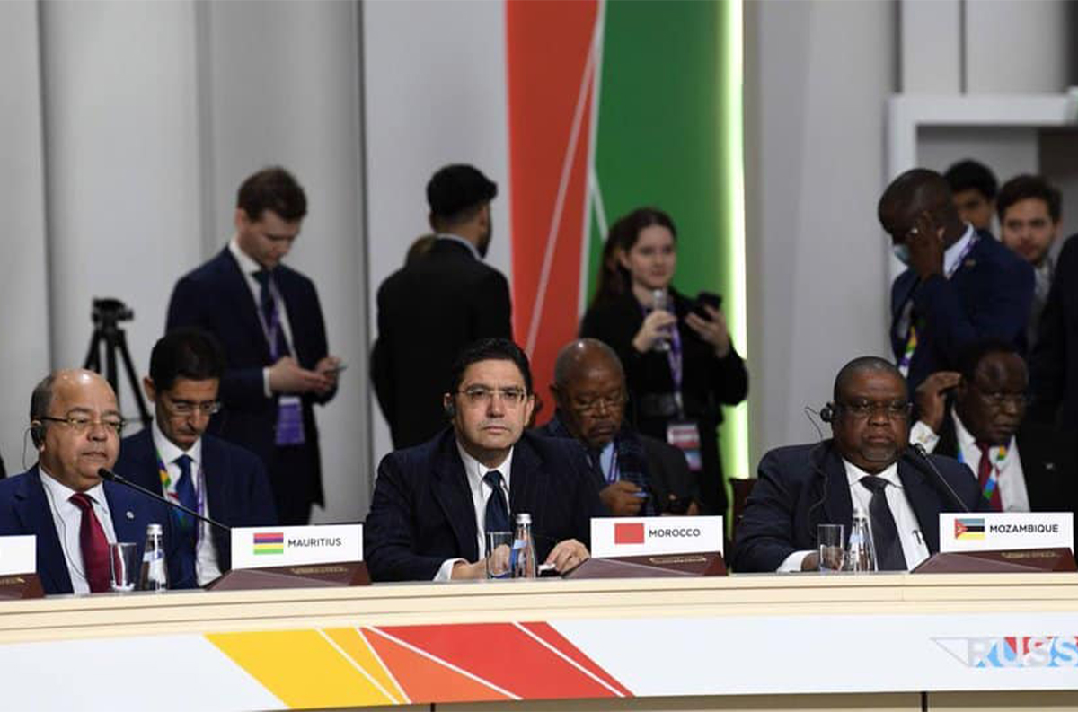 Participation de M. Nasser Bourita à Sotchi à la 1ère Conférence ministérielle du Forum de Partenariat Russie-Afrique