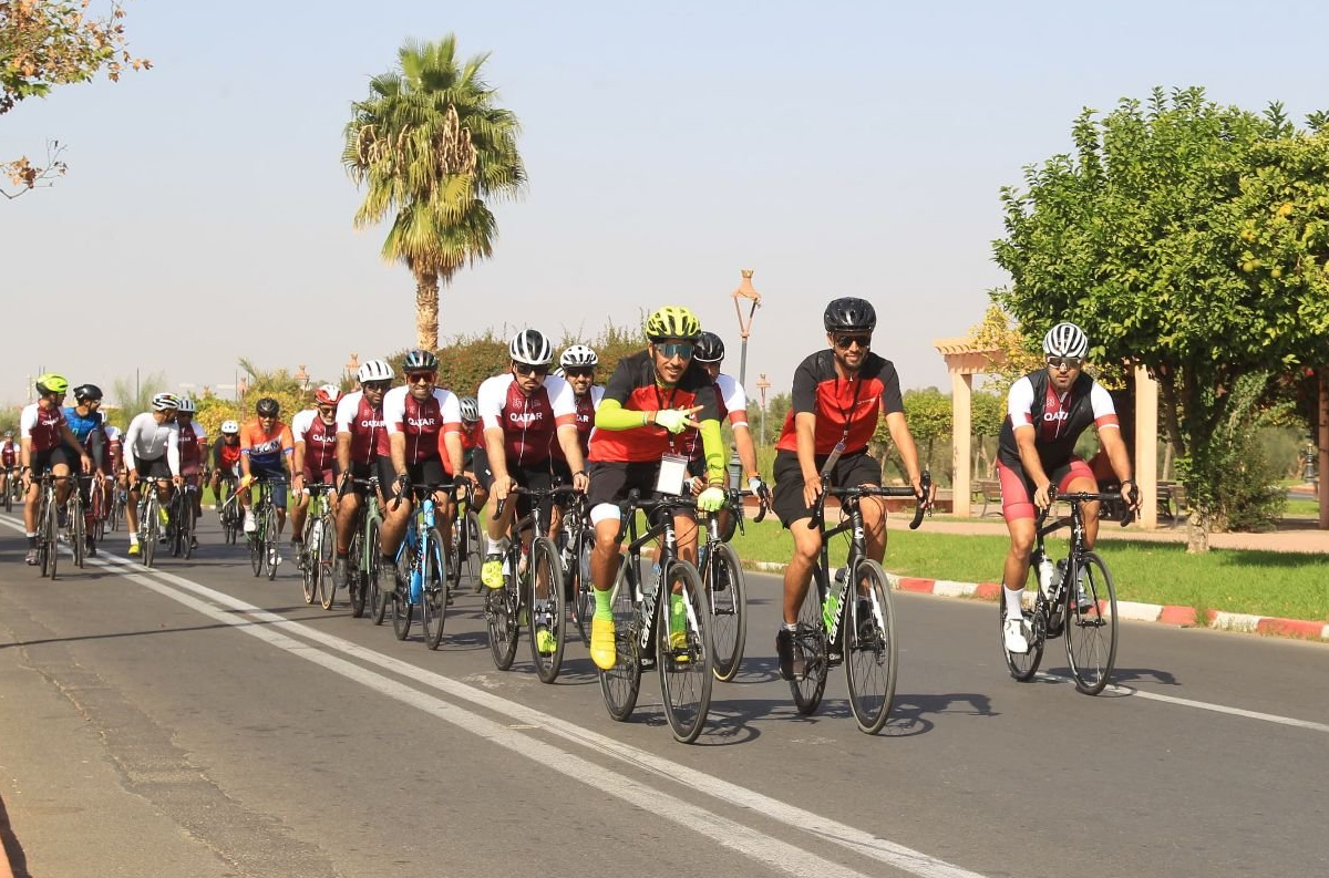 Année culturelle Qatar-Maroc 2024 : Coup d’envoi à Marrakech de la 2è édition de la tournée cycliste CultuRide