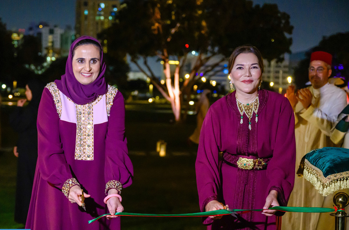 Année Culturelle Qatar-Maroc 2024 : SAR la Princesse Lalla Hasnaa et S.E. Sheikha Al Mayassa Bint Hamad Al Thani visitent les expositions “Splendeurs de l’Atlas, un voyage à travers l’héritage du Maroc” et “Ektashif : Maroc”