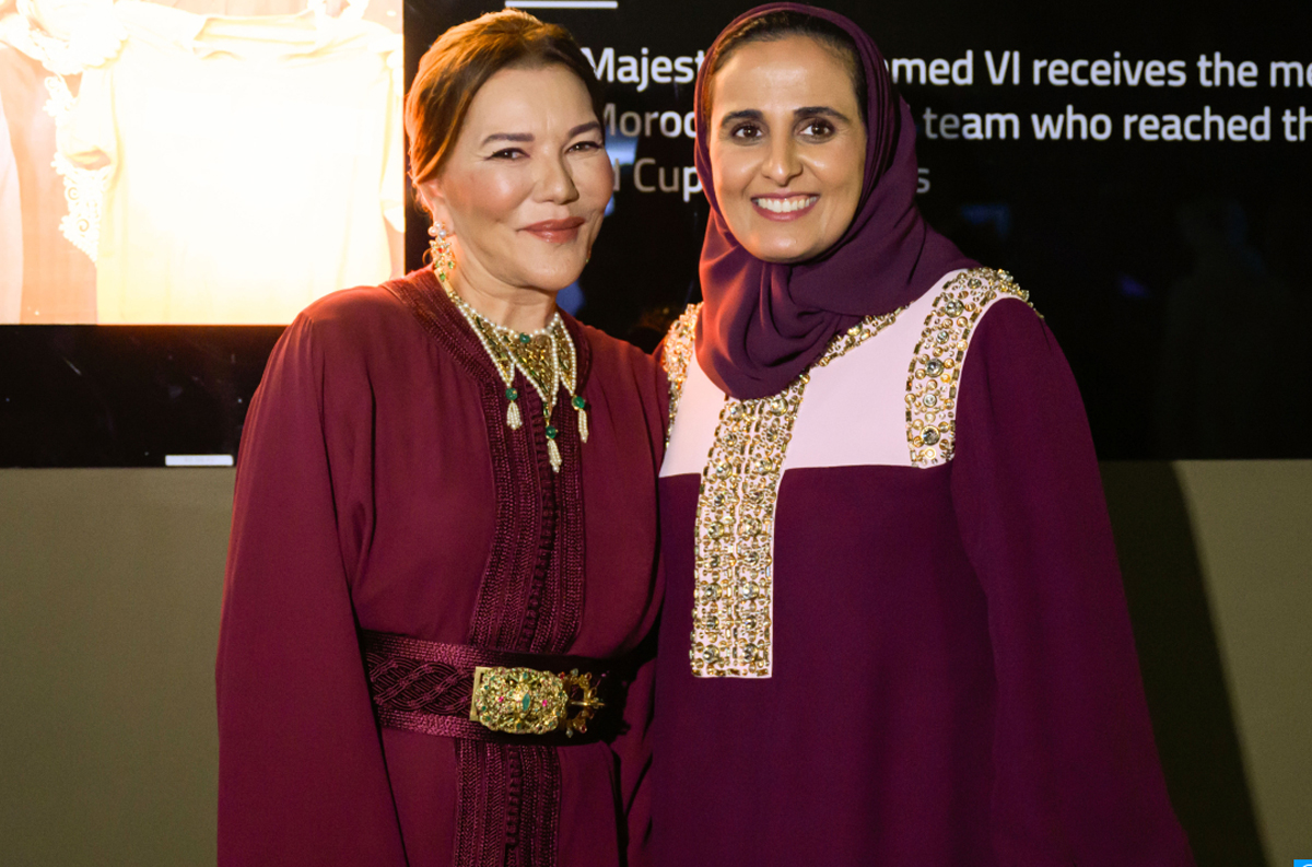 Année Culturelle Qatar-Maroc 2024 : SAR la Princesse Lalla Hasnaa et S.E. Sheikha Al Mayassa Bint Hamad Al-Thani président un dîner en l’honneur des invités présents au “Caftan Fashion Show”