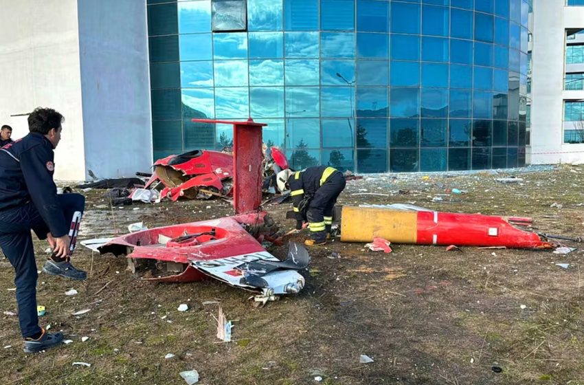 Quatre morts dans le crash d’un hélicoptère dans la ville turque de Mugla