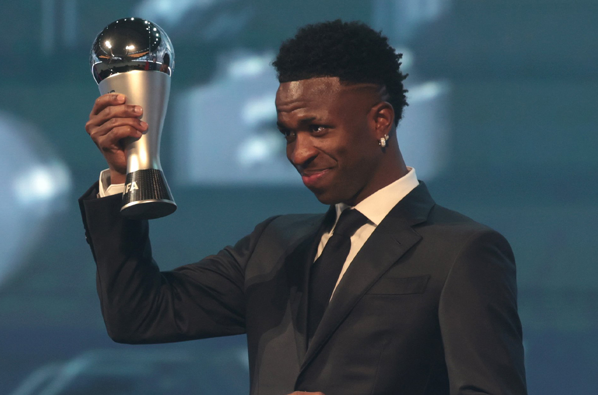 Trophées The Best 2024: Le Brésilien Vinicius Jr sacré Joueur de la FIFA